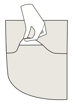 Lift the top